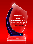 «Meilleur courtier en Asie 2013» selon The China International Online Trading Expo (CIOT expo)